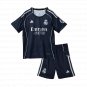 Real Madrid Away Kids Soccer Jerseys Kit 2025/26