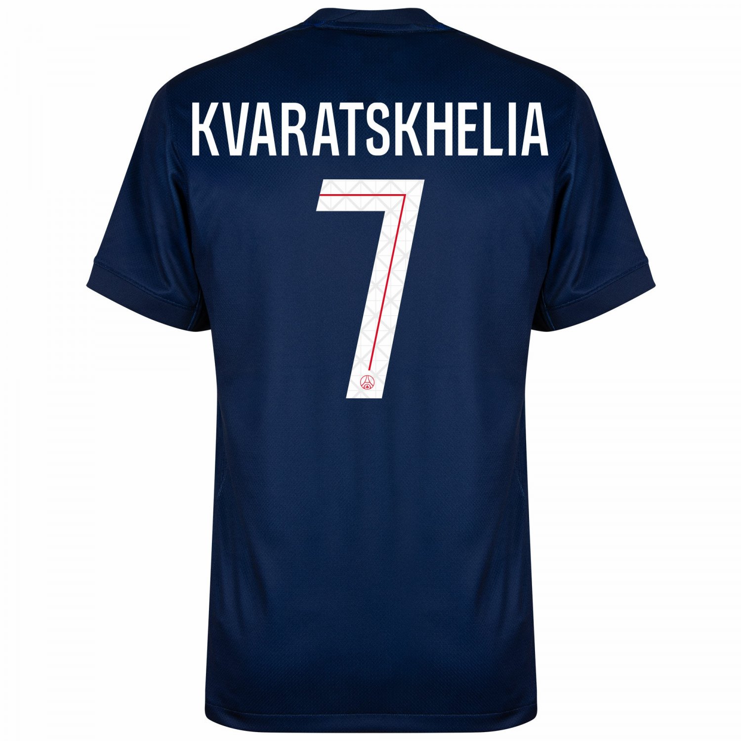 Flocage Kvaratskhelia #7 Paris Domicile 2025/2026, Neuf, Fabrication Française
