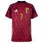 Belgium Home De Bruyne 7 Jersey 2024-2025