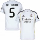 adidas Real Madrid Home Bellingham 5 Jersey 2025-2026 adidas Real Madrid Home Bellingham 5 Jersey 2025-2026