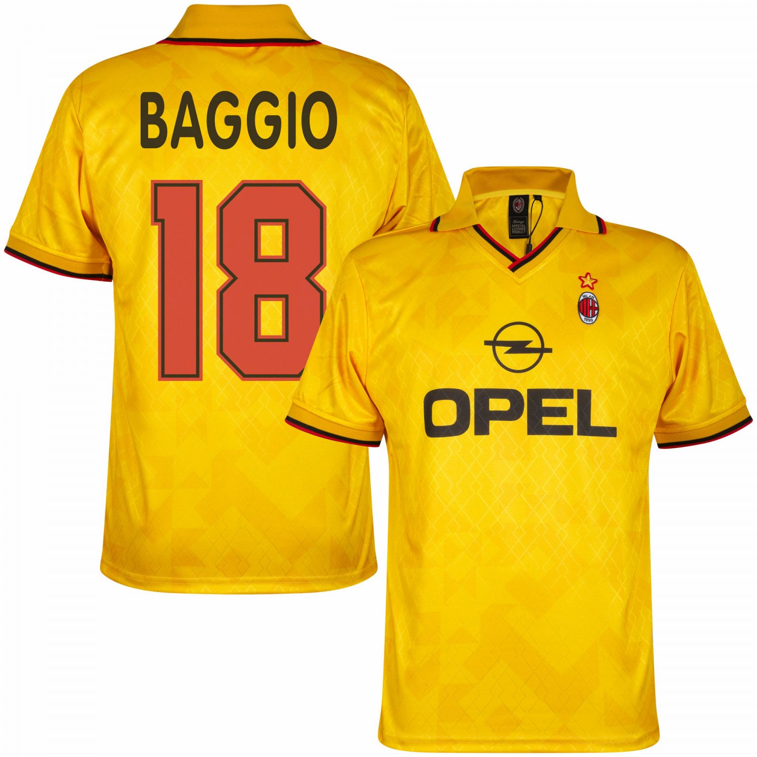 AC Milan Retro 3rd Baggio 18 Jersey 1995-1996
