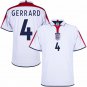 Score Draw England Retro Home Gerrard 4 Jersey 2004-2005