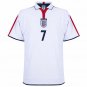 Score Draw England Retro Home Beckham 7 Jersey 2004-2005
