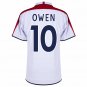 England Retro Home Owen 10 Jersey 2004-2005