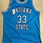 Retro Vintage Men's Basketball Jersey Bird Indiana State Jersey Stitched Blue