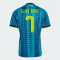 Men's adidas Luis Diaz Colombia Away Jersey 2026