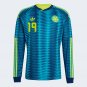 Men's adidas Suarez Colombia Long Sleeve Away Jersey 2026