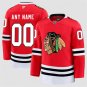 Custom Chicago Blackhawks Jersey Name, Number 2025 Home Red