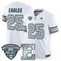 Eagles Jersey #25 Eastern Michigan Eagles 2025 Vapor Limited Stitched White