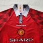 Retro Manchester United Eric Cantona #7 Jersey Men's Umbro SHARP Red