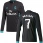 RONALDO #7 Real Madrid CF Away Long Sleeve Jersey 2017/18 Adults