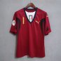2006 Italy Goalkeeper Red Retro Soccer Jersey