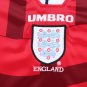 1998 England Away Kids Retro Soccer Jersey Size 16-28
