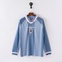 1996 England Away Long Sleeve Retro Soccer Jersey