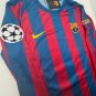2006 Final Barcelona Home Retro Jersey Ronaldinho #10 Long Sleeve Vintage Icon