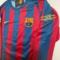 2006 Final Barcelona Home Retro Jersey Ronaldinho #10 Long Sleeve Vintage Icon