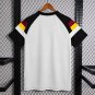 2026 Germany Trefoil Retro Inspired White Black Short Sleeve Sweatshirt