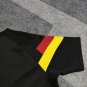 2026 Germany Trefoil Retro Inspired Black Short Sleeve Sweatshirt