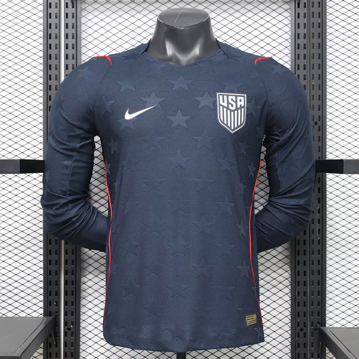 2026 USA Away Player Version Long Sleeve Soccer Jersey