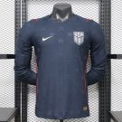 2026 USA Away Player Version Long Sleeve Soccer Jersey