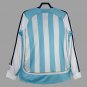 2006 Argentina Home Long Sleeve Retro Soccer Jersey