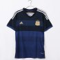 2014 Argentina Away Retro Soccer Jersey