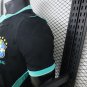 2026 Brazil Special Edition Black Vibrant Blue Player Version Soccer Jersey