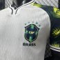2026 Brazil Special Player Version White Green Soccer Jersey