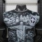 2026 Brazil Jesus Christ The Redeemer Black Gray Player Version Soccer Jersey