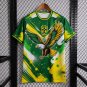 2026 Brazil JESUS Yellow Green Soccer Jersey