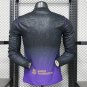 26/27 Barcelona Away Long Sleeve Player Version Soccer Jersey