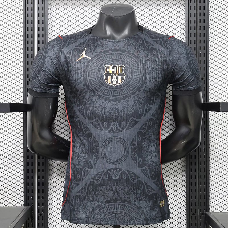 25/26 Barcelona Specail Version Black Soccer Jersey