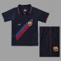 02/03 Barcelona Away Kids Retro Soccer Jersey Size 16-28