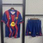 25/26 Barcelona Fourth Kids Soccer Jersey Size 16-28
