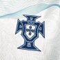 2026 Portugal Special Edition Soccer Jersey Predominantly White Design With Blue Accents and Ocean