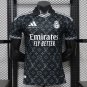 25/26 Real Madrid x Louis Vuitton Special Edition Player Version Black Soccer Jersey