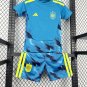 2026 Spain Goalkeeper Kids Soccer Jersey Size 16-28