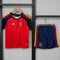 2026 Spain Home Kids Soccer Jersey Size 16-28