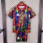 2026 England x Palace Skateboards St. George Dragon Stained-glass Red Kids Soccer Jersey