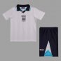 1996 England Home Kids Retro Soccer Jersey Size 16-28