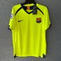 Barcelona Ronaldinho #10 Retro Soccer Jersey Away Yellow 05/06 UCL Men Size Team