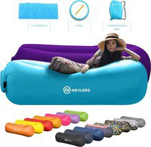 Nevlers 2 Pack Inflatable Lounger Air Sofa Perfect For Beach Chair Camping