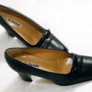 Le Saunda Classic Black Leather High Heels 35.5/5.5