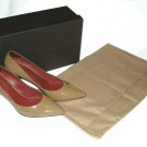 Bottega Veneta Light Brown Patent Pumps Heels 38.5