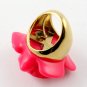 Juicy Couture Resin Rose Adjustable Ring, Pink