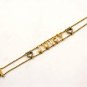 Juicy Couture Golden Double-Chain JUICY Hearts Bracelet