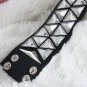 Juicy Couture Silver Pyramid Studded Cuff