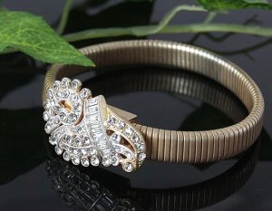 Juicy Couture Stone Cluster Watch Band Bracelet