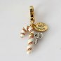 Juicy Coture 2007 Limited Edition Gold Candy Cane Charm