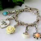 Juicy Couture Boxed Charm Bracelet Set (Silver)
